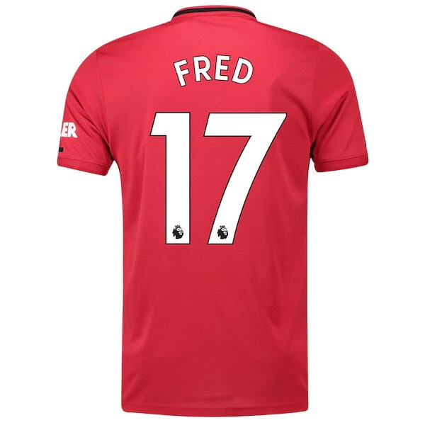 Replicas Camiseta Manchester United NO.17 Fred 1ª 2019/20 Rojo
